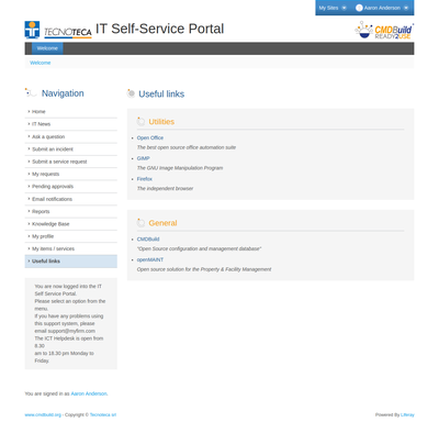 Self-service Portal
